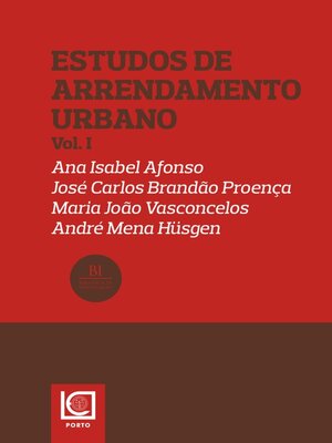 cover image of ESTUDOS DE ARRENDAMENTO URBANO VOL. I